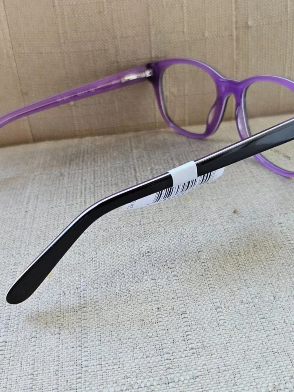 Wall Mart Eyeglasses Frame Unisex Tortoise Brown/Purple Tone Eyewear Glasses $54